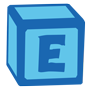 90 literka E logo